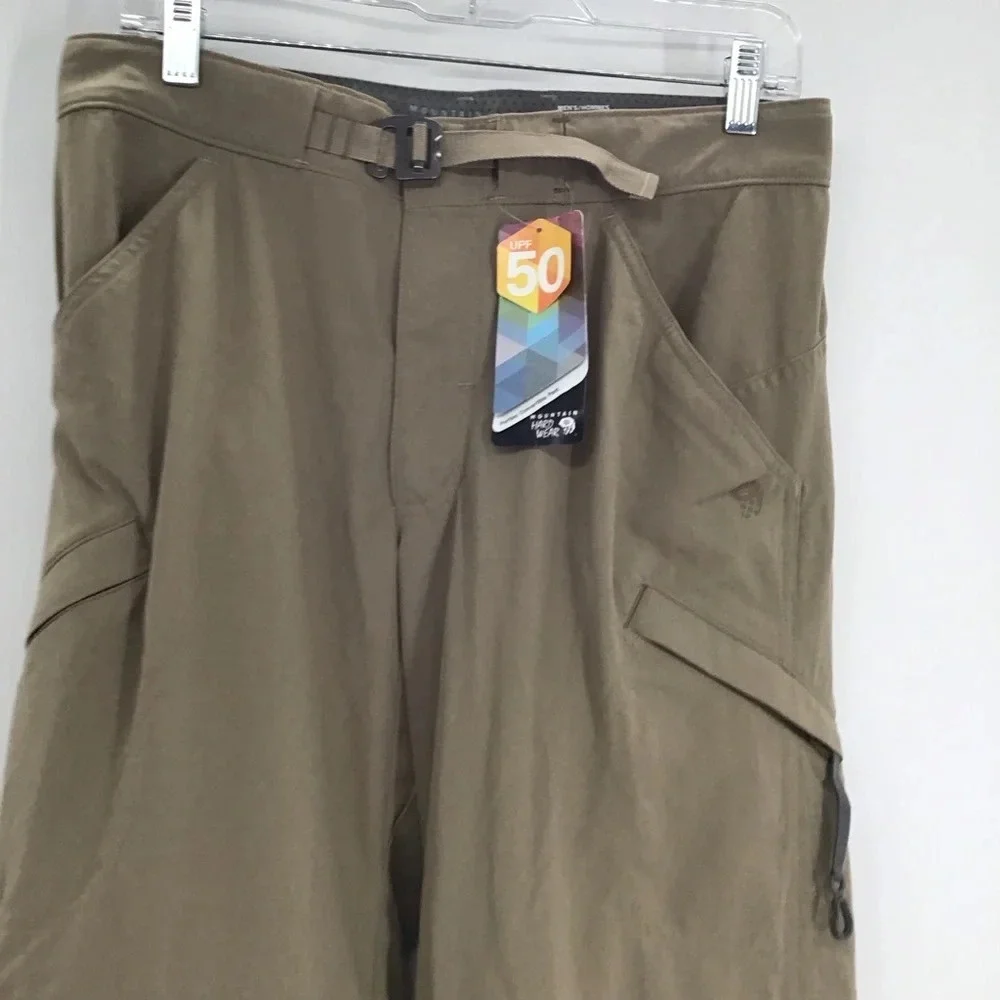 Mountain Hardwear Men’s Hiking Convertible Zip Off Pants UPF NWT Size 28